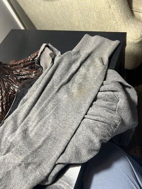 Gray Knit Sweater Top - Neutral Gray